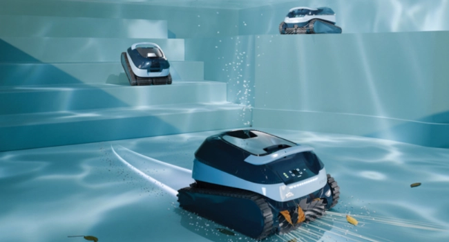 image du robot et ses multiples possibilités de nettoyage